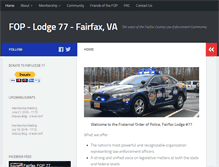 Tablet Screenshot of fairfaxlodge77.org